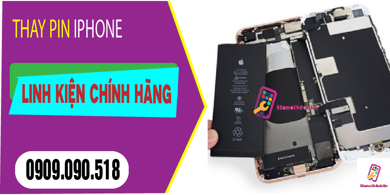 Hình 1: Thay Pin Gia Thụy linh kiện chính hãng 